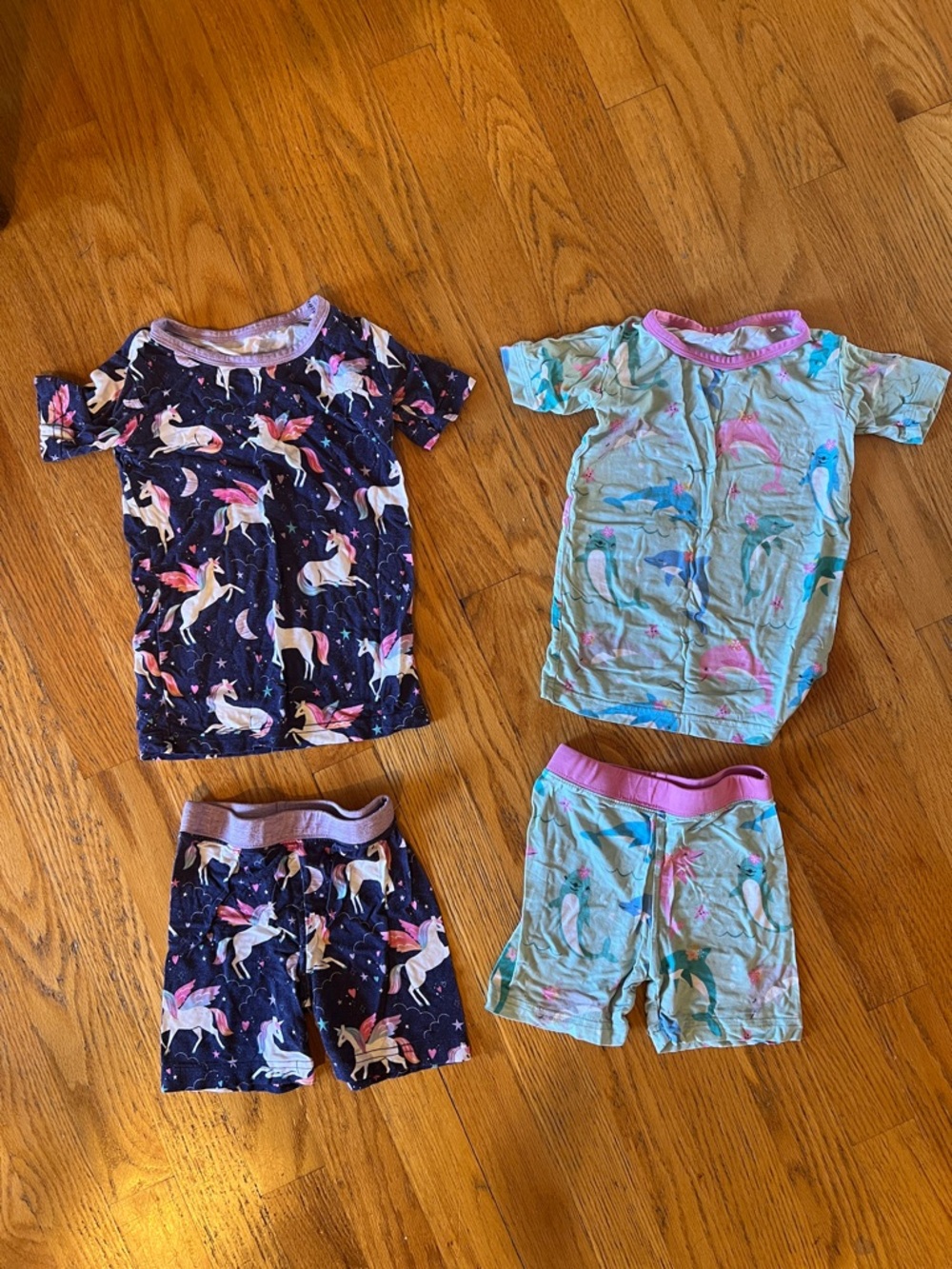 Little Sleepies Kids Pajama Sets - Purple & Light Teal